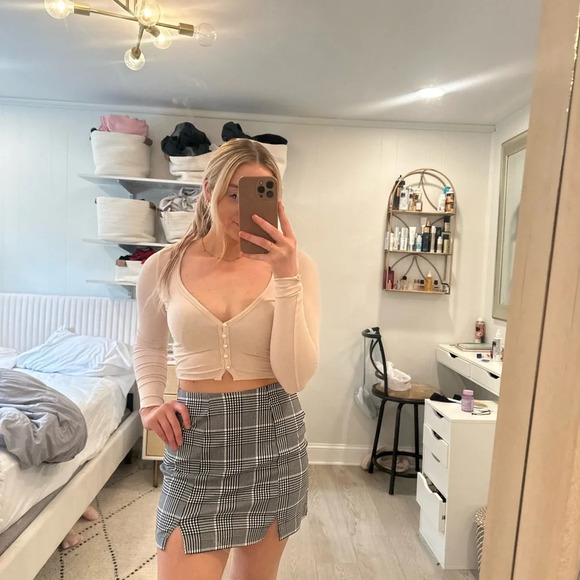 plaid skirt S - Picture 10 of 10